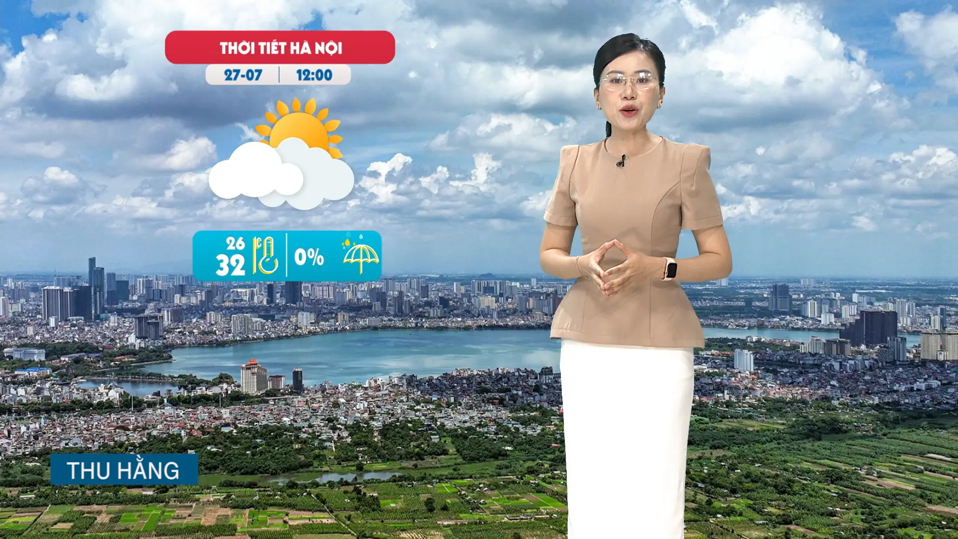 Dự báo thời tiết trưa | 27/07/2025